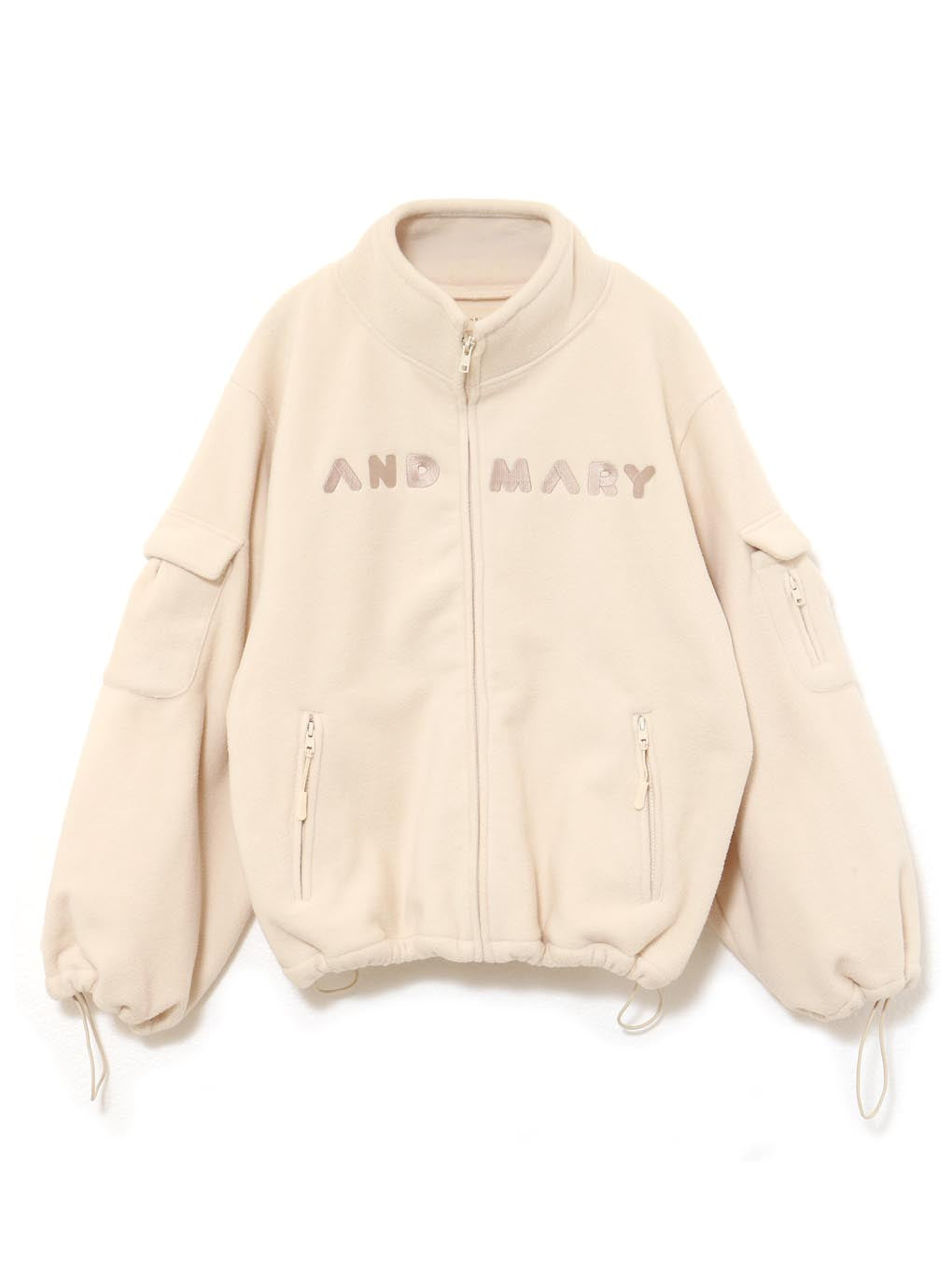 Mary logo fleece jacket