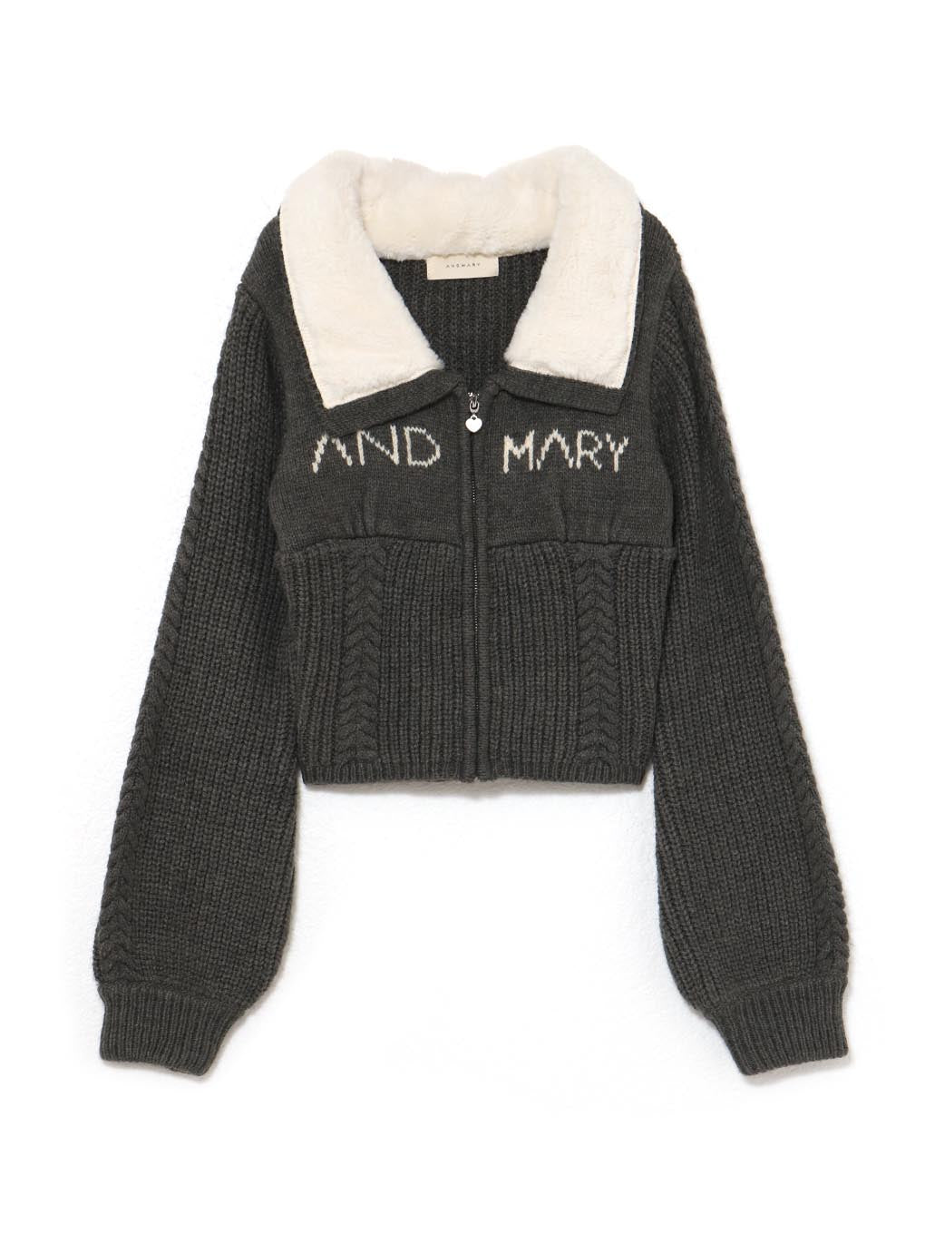 Mary logo zip tops