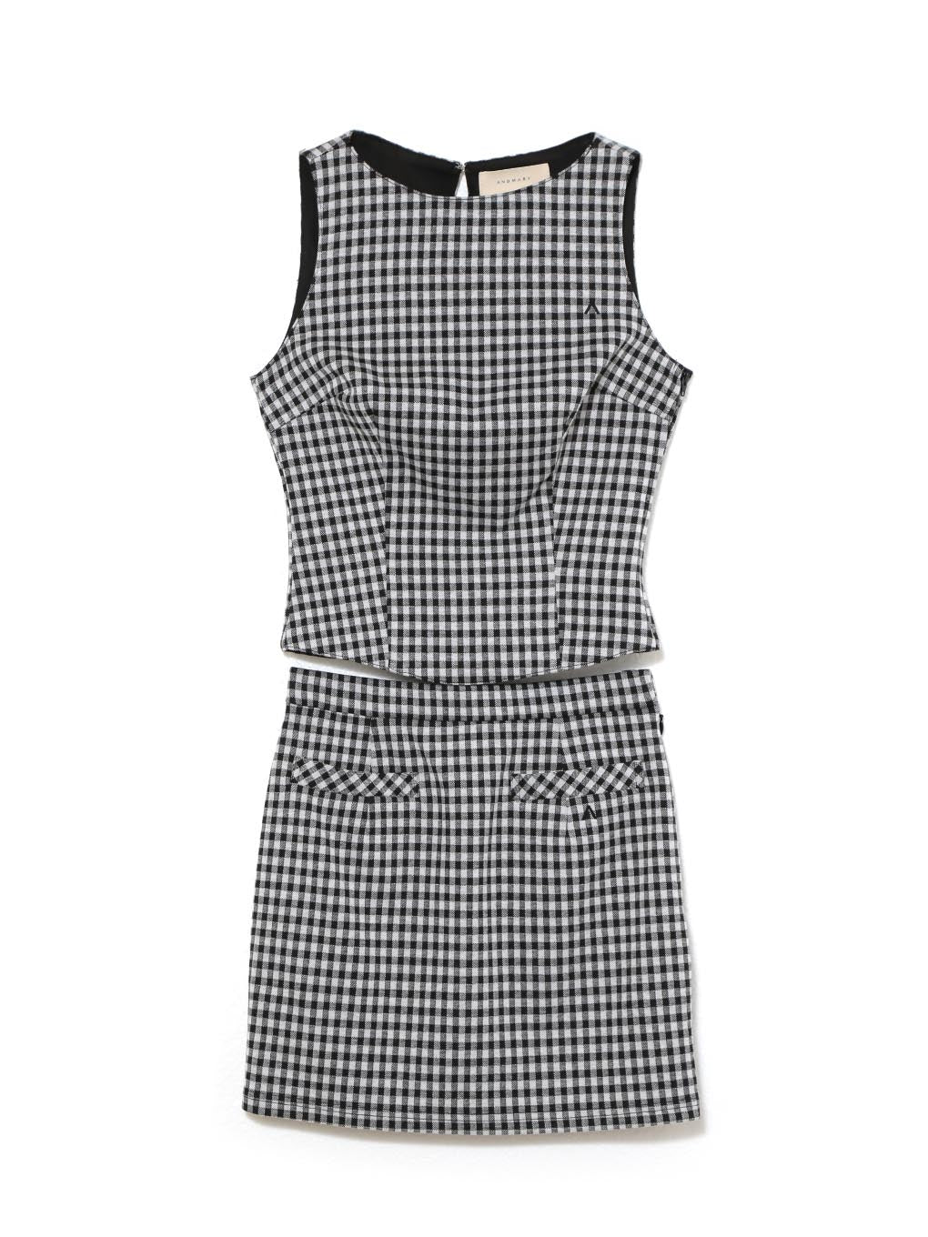 Ruru gingham set up mini