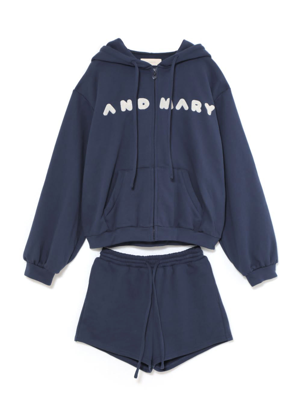 Mary loose hoodie set up