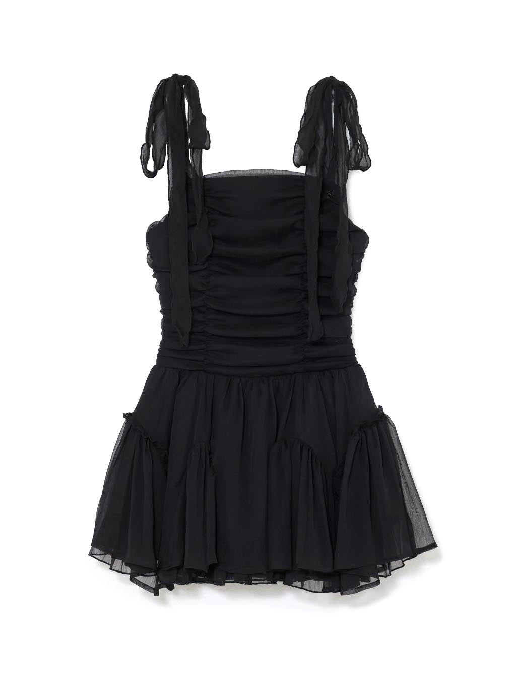Jury chiffon mini dress