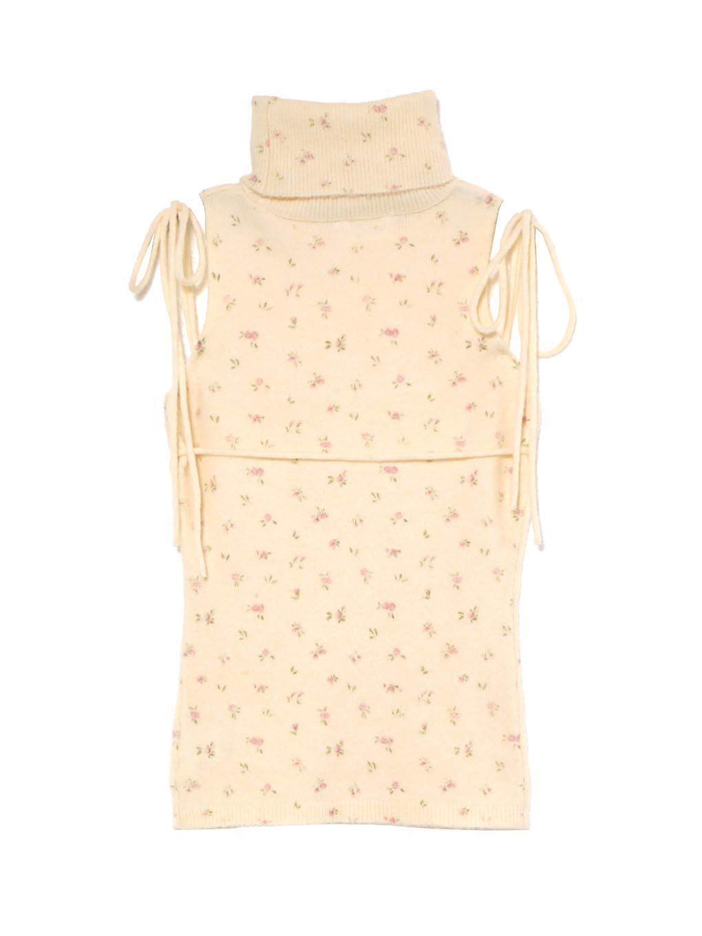 トップス andmary Rosie flower knit tops PNK ANDMARY】Rosie flower knit tops