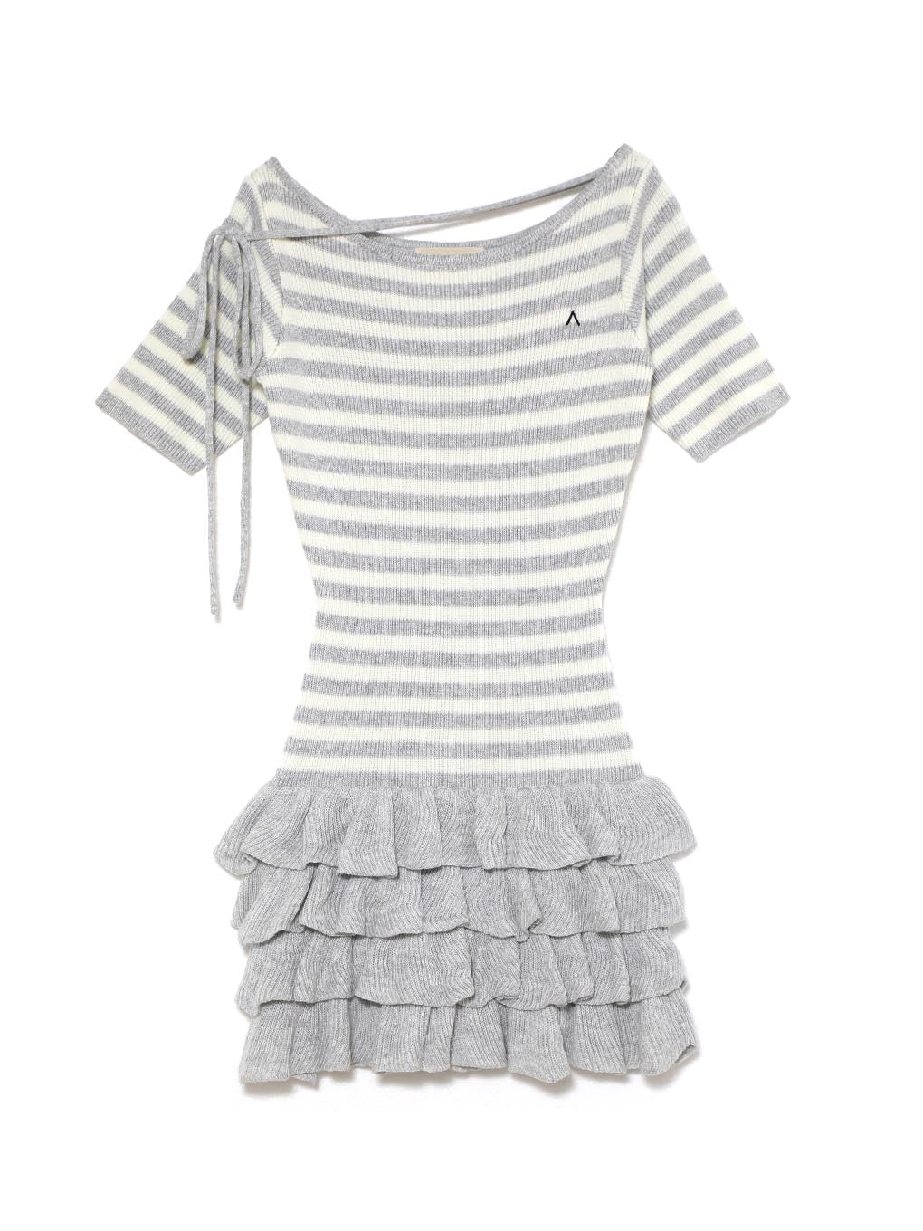 トップス andmary Milky frill mini dress ANDMARY】Milky frill mini dress