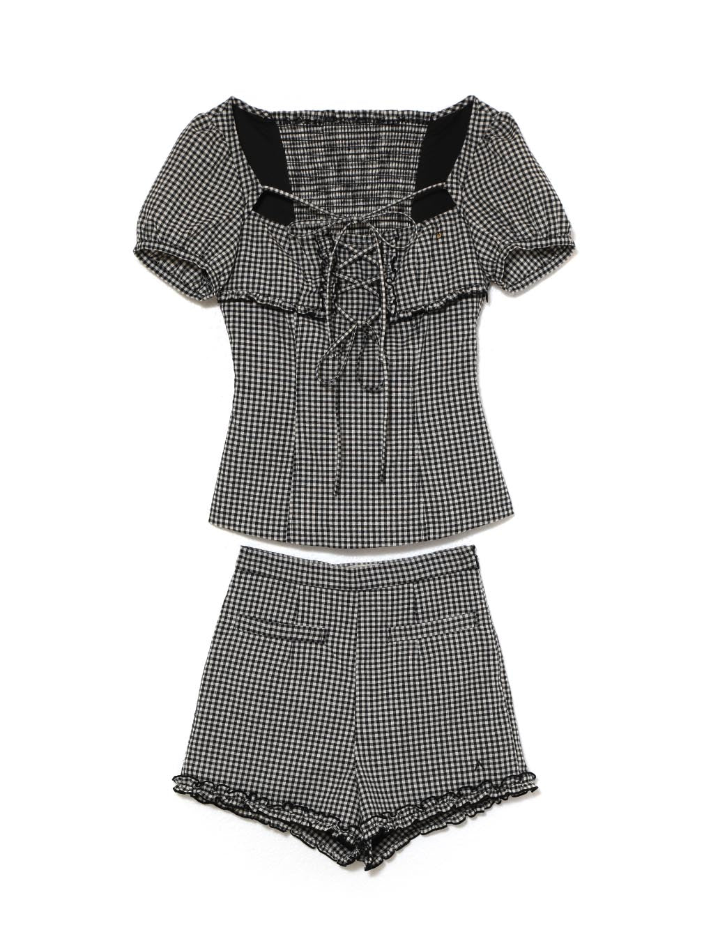 ANDMARY】Dorothy gingham check set up