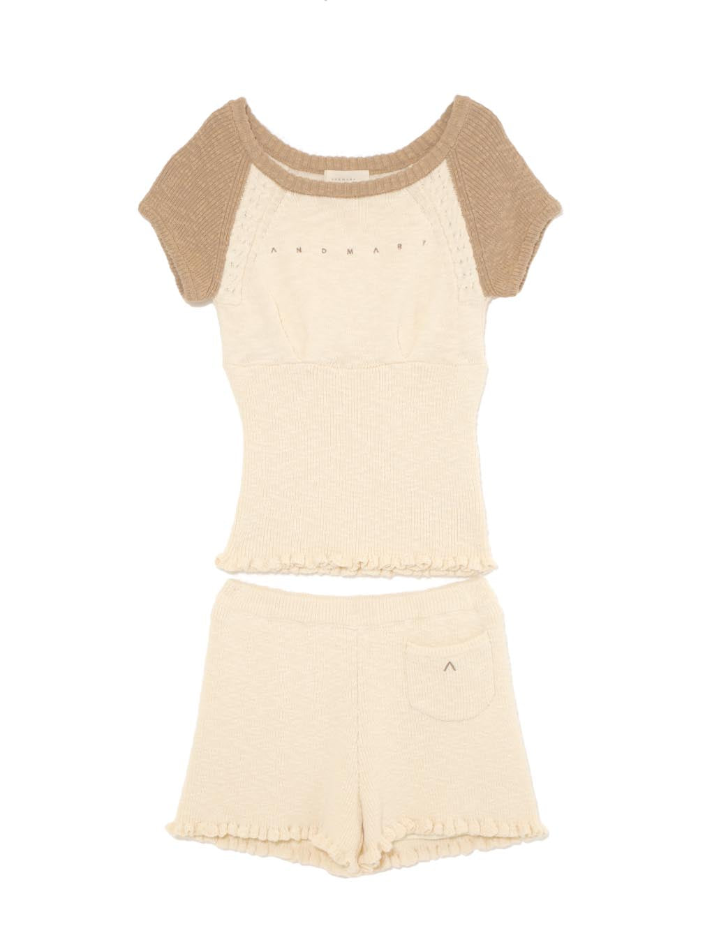 Lala frill knit set up
