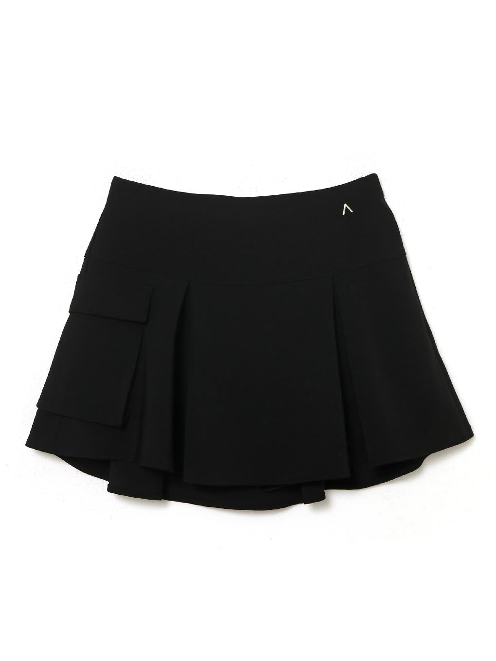 S色Nina flare mini skirt Black S