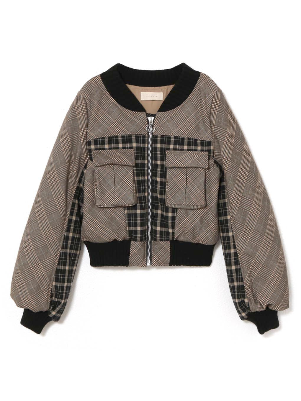 ANDMARY】Coco check jacket ANDMARY】Coco check jacket