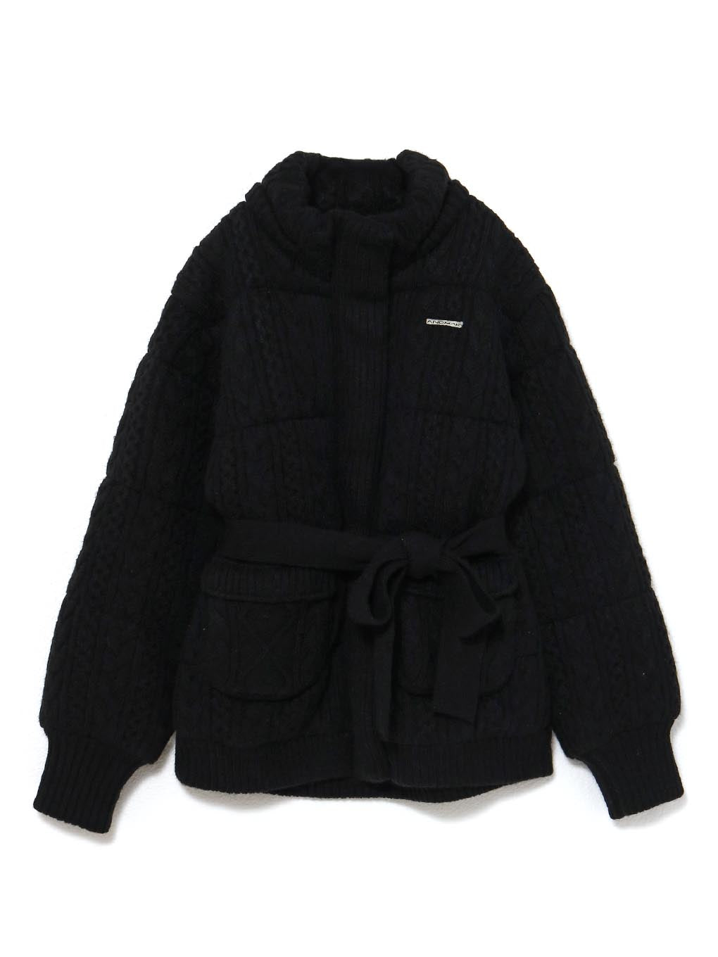 Mary quilting knit shape jacket