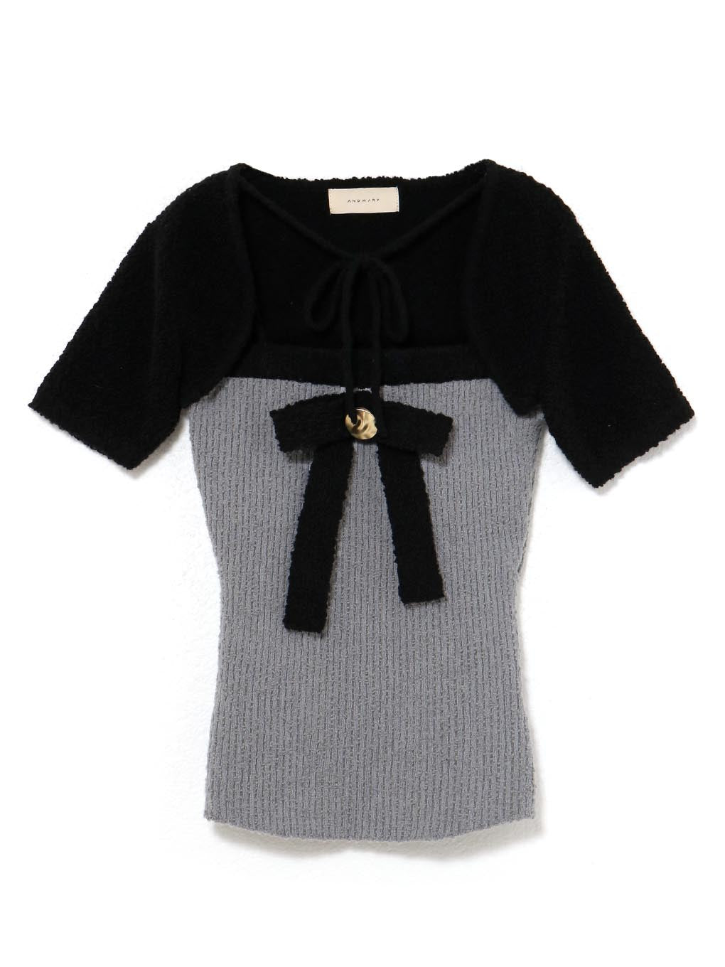 Bicolor ribbon tops