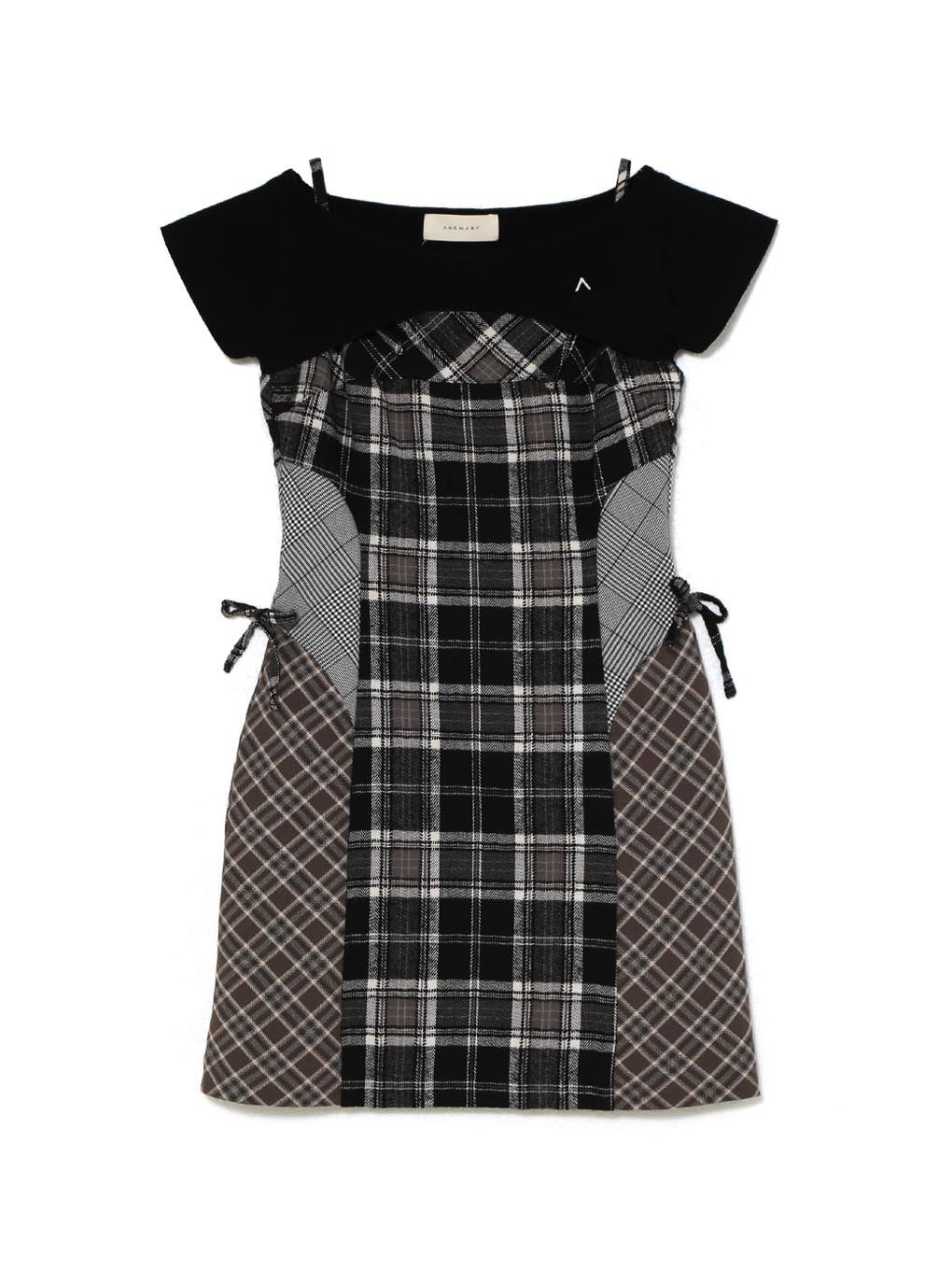 Khy check mini dress