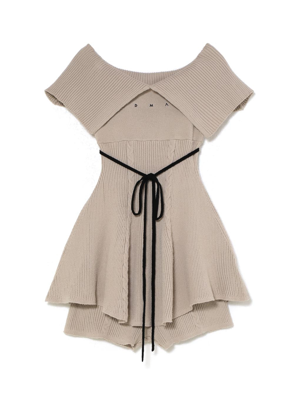 Ellie peplum knit set up