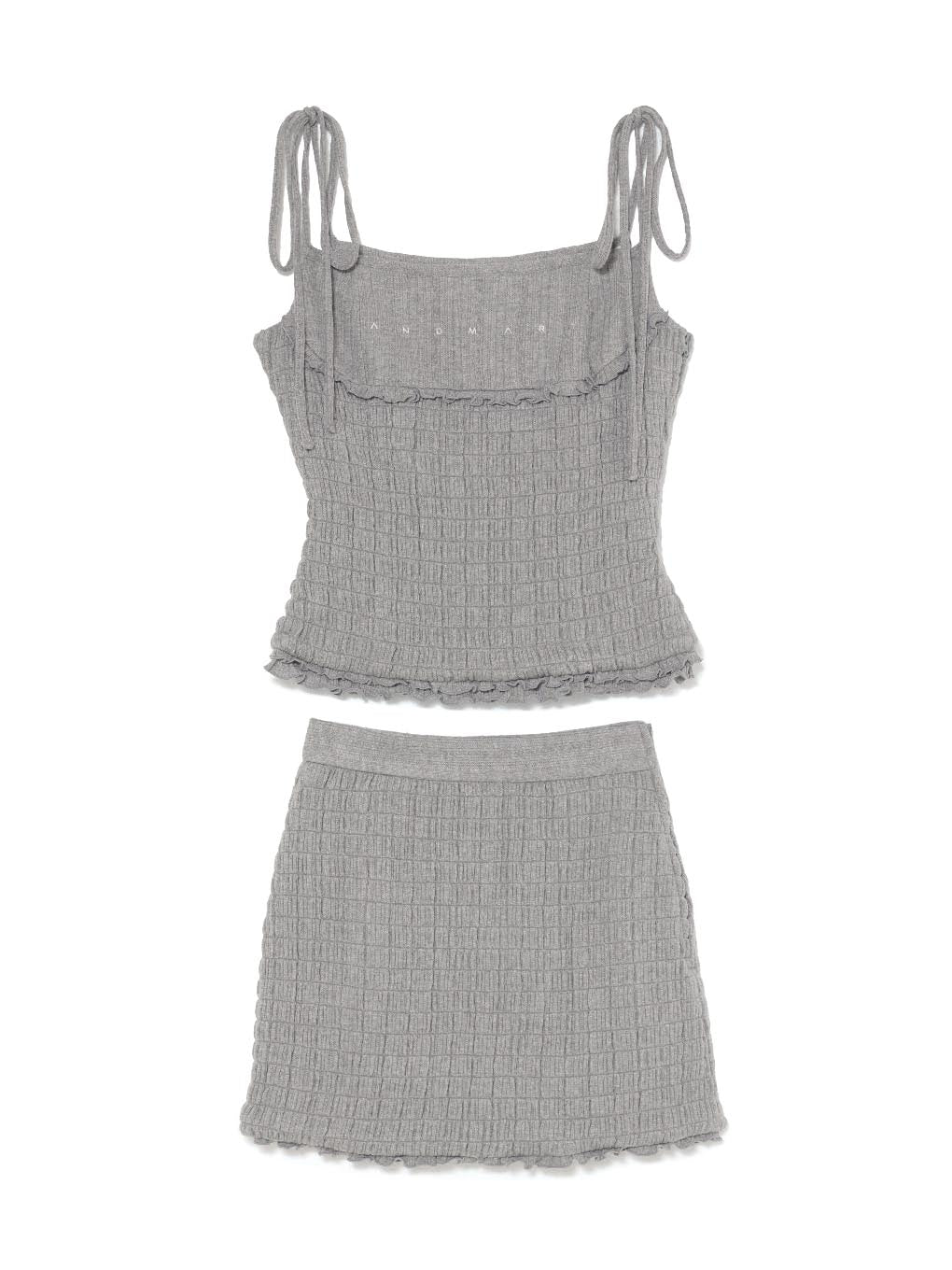 ANDMARY】Daisy shirring set up