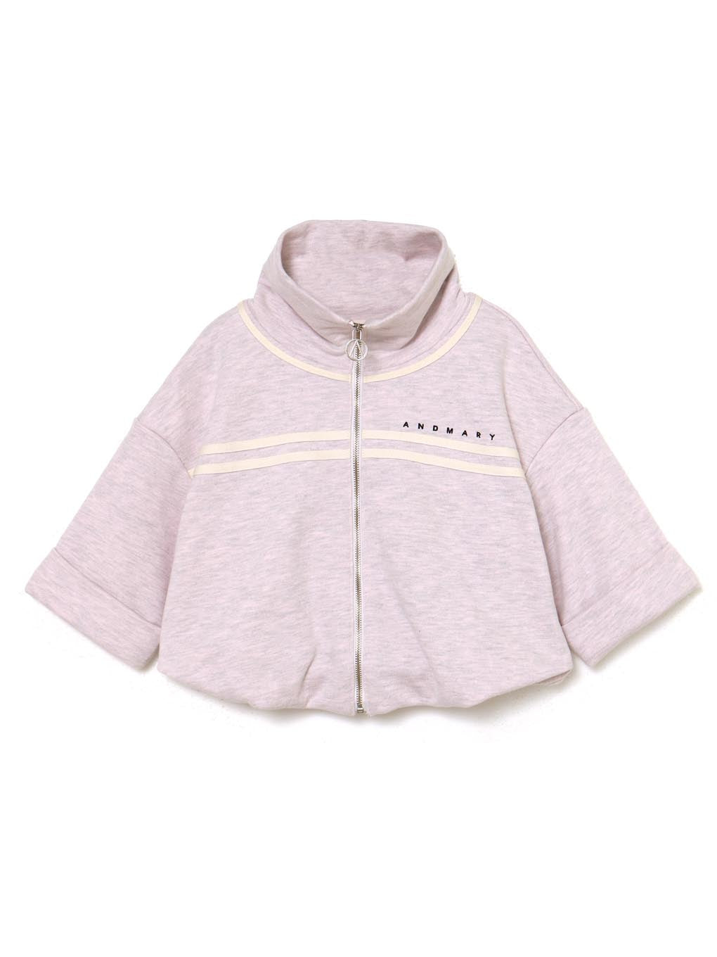 ANDMARY】Ami line zip tops