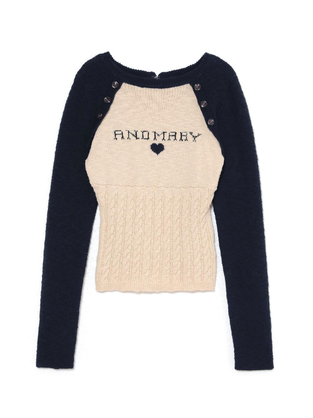 Dot logo raglan tops