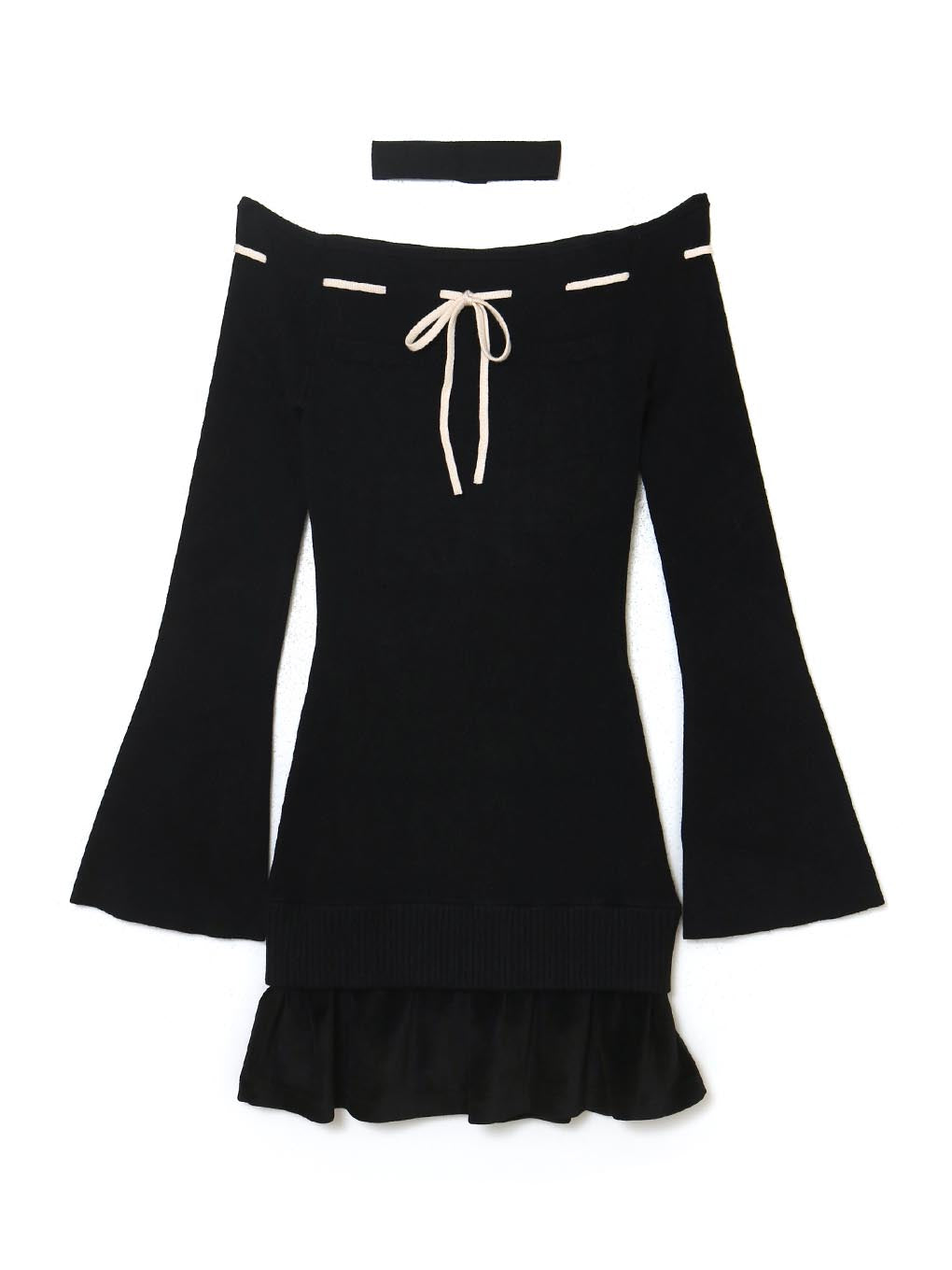 Lilian ribbon mini dress