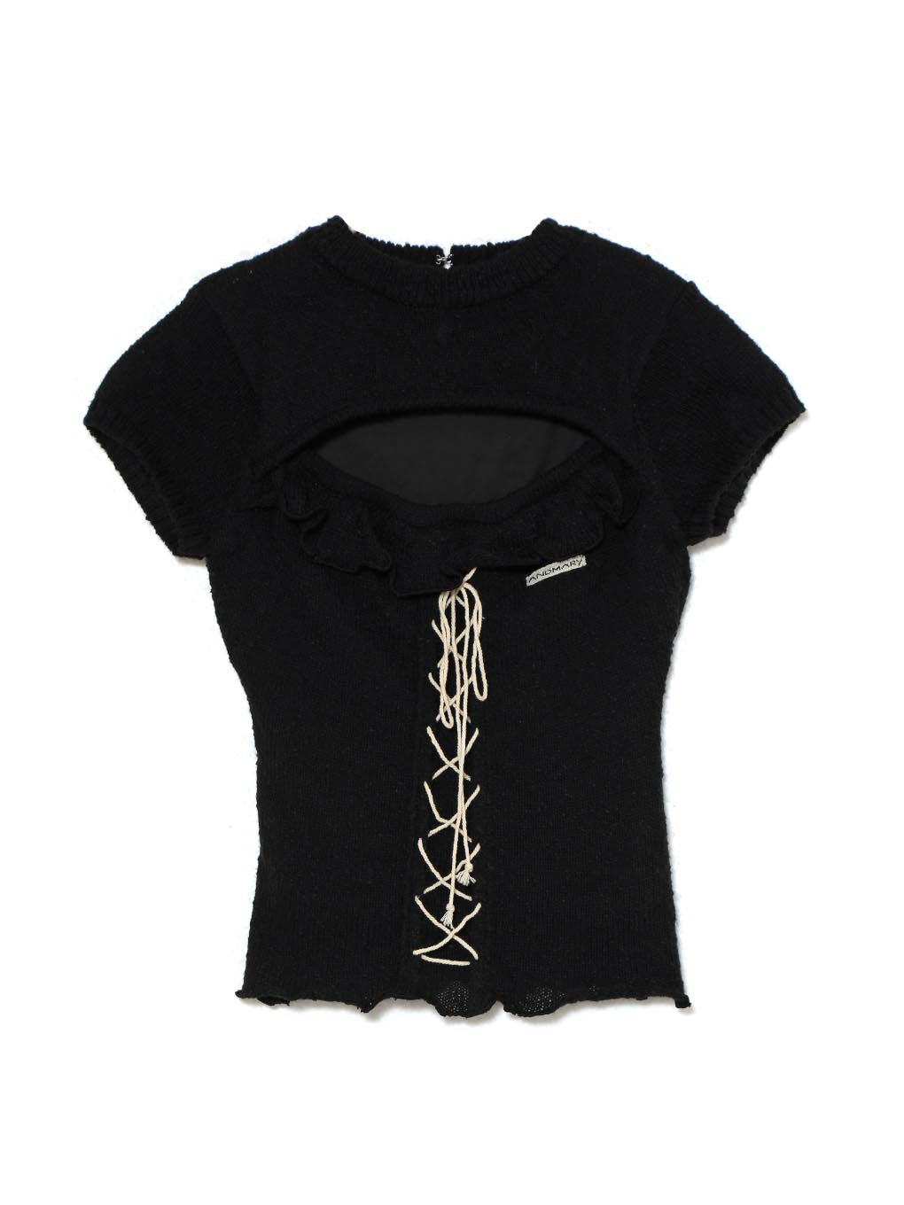 ANDMARY】Fleur frill knit tops