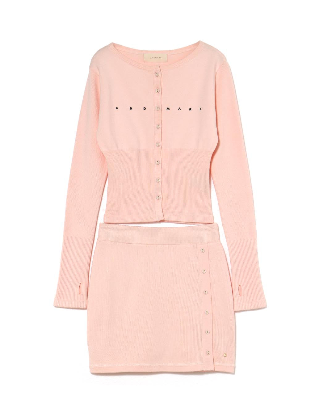 Mary logo cardigan set up