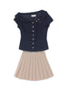 navy / F