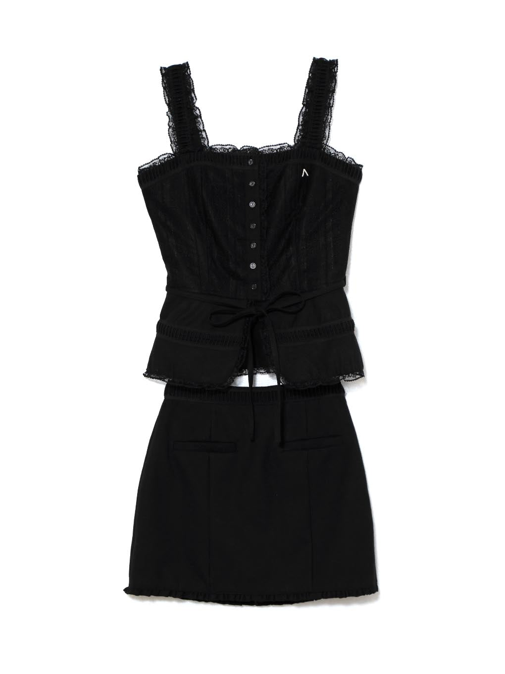 ワンピース Katie lace frill set up ANDMARY ANDMARY】Katie lace frill set up