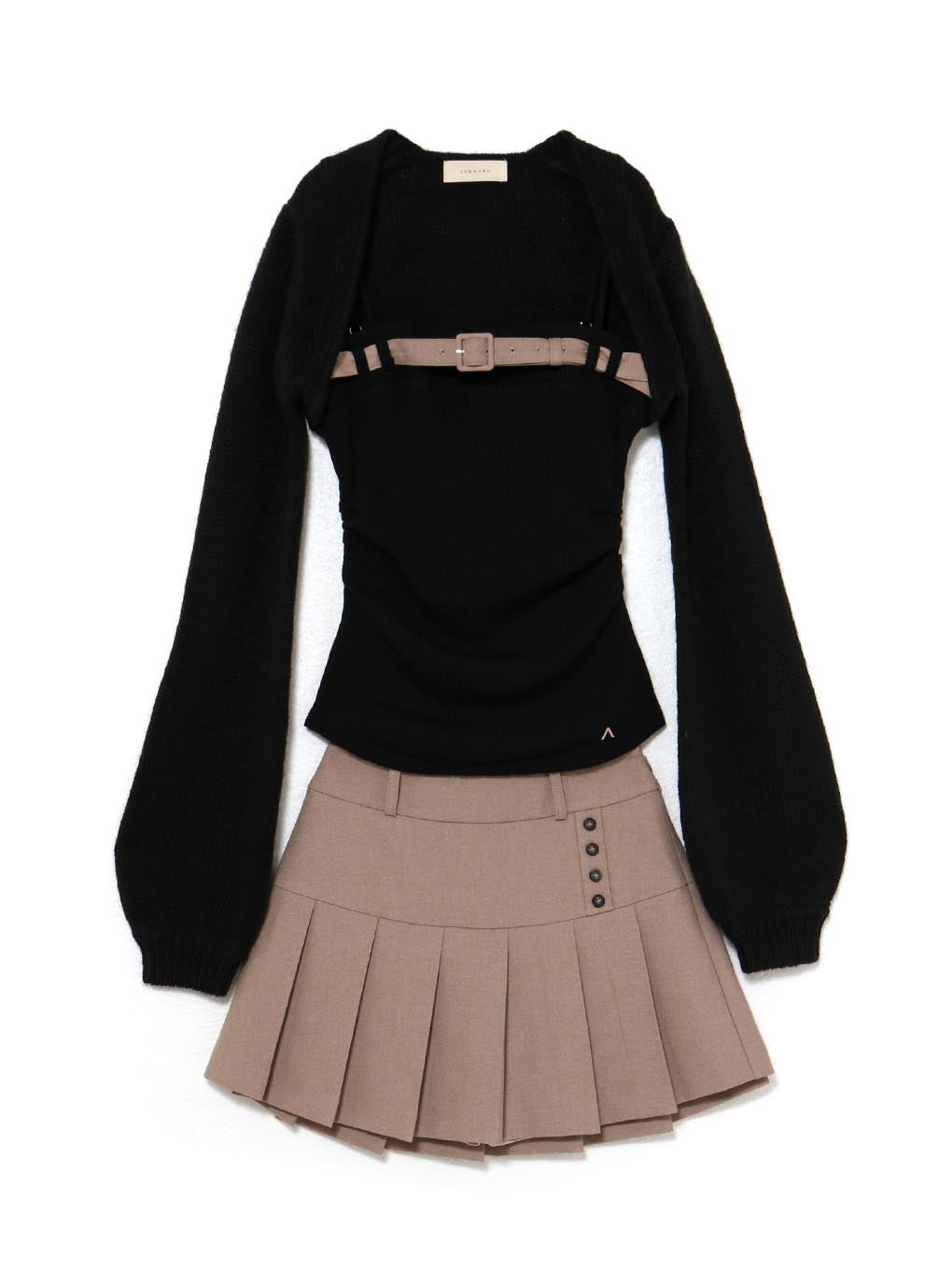 Heidi belt pleats set up