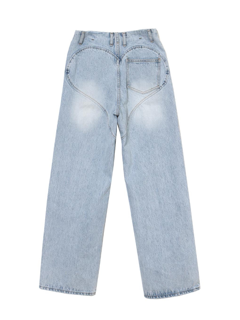 Heart hip wide denim