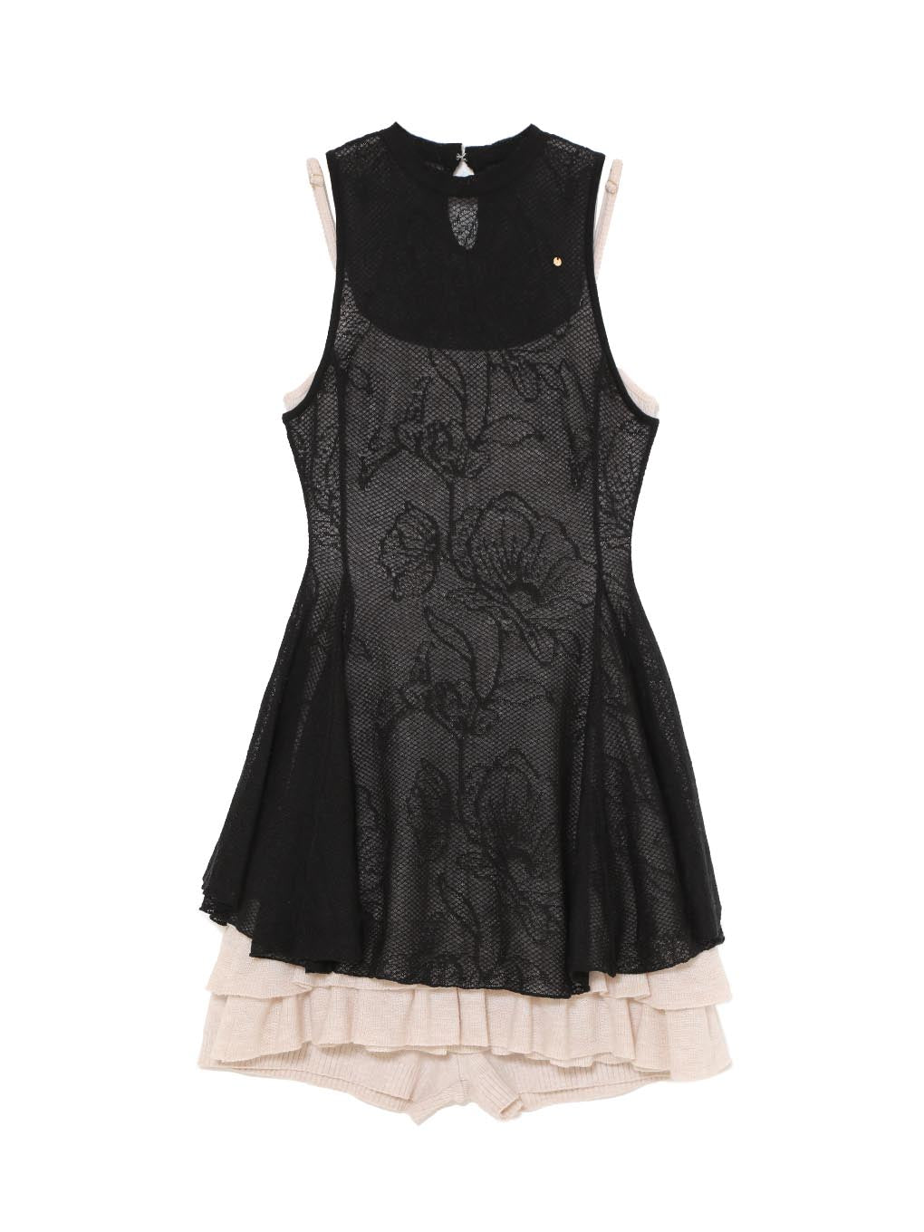 Lotta frill layerd mini dress
