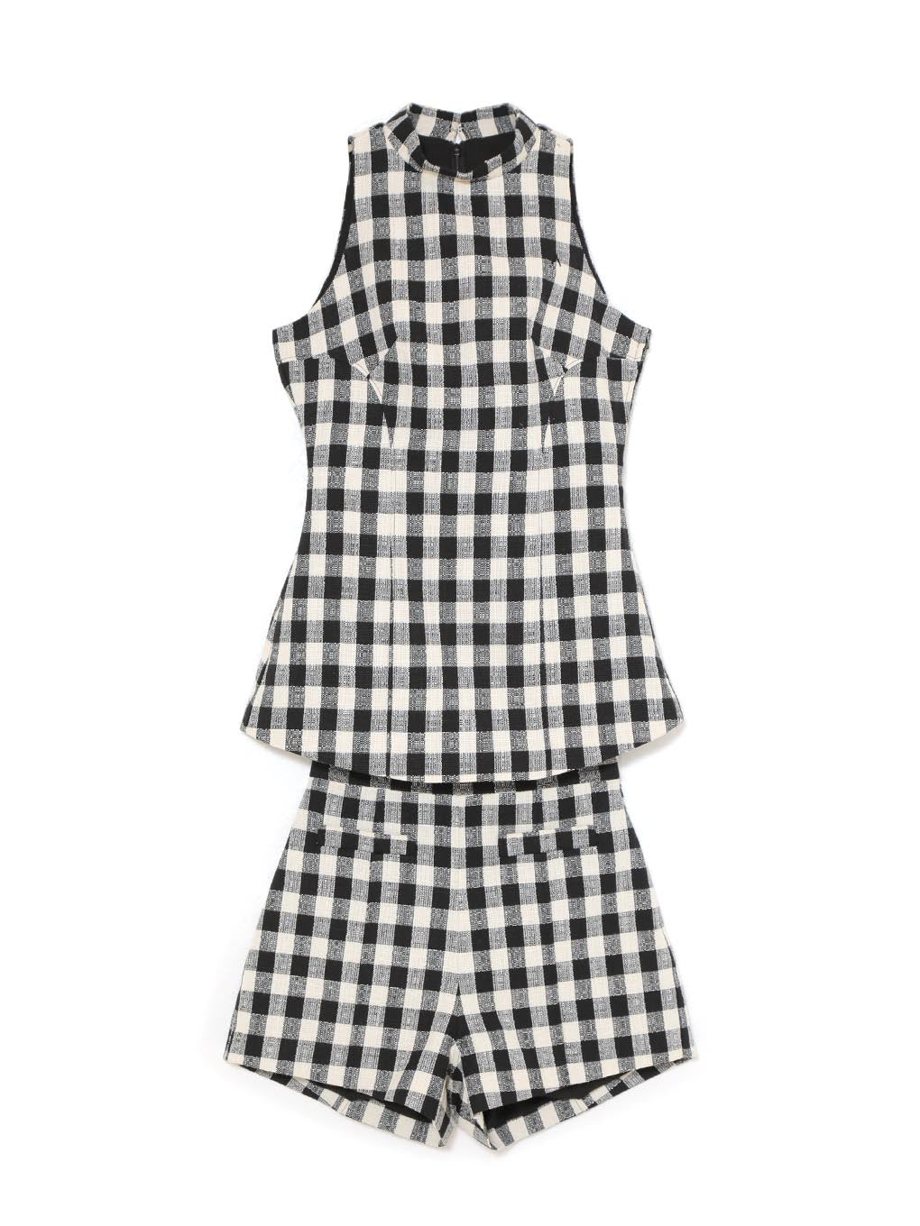 Abbie gingham check set up