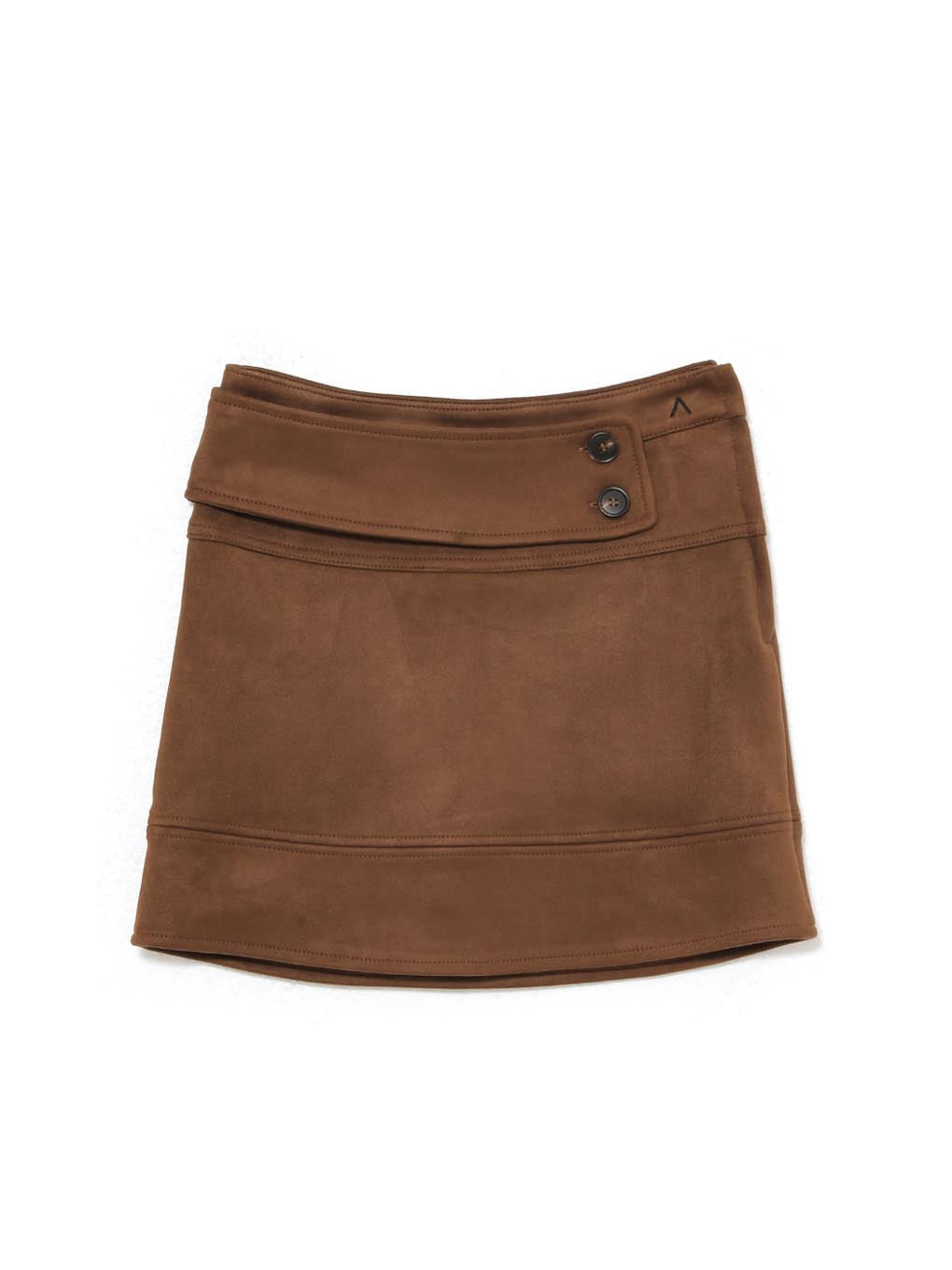 Raka suede belt skirt