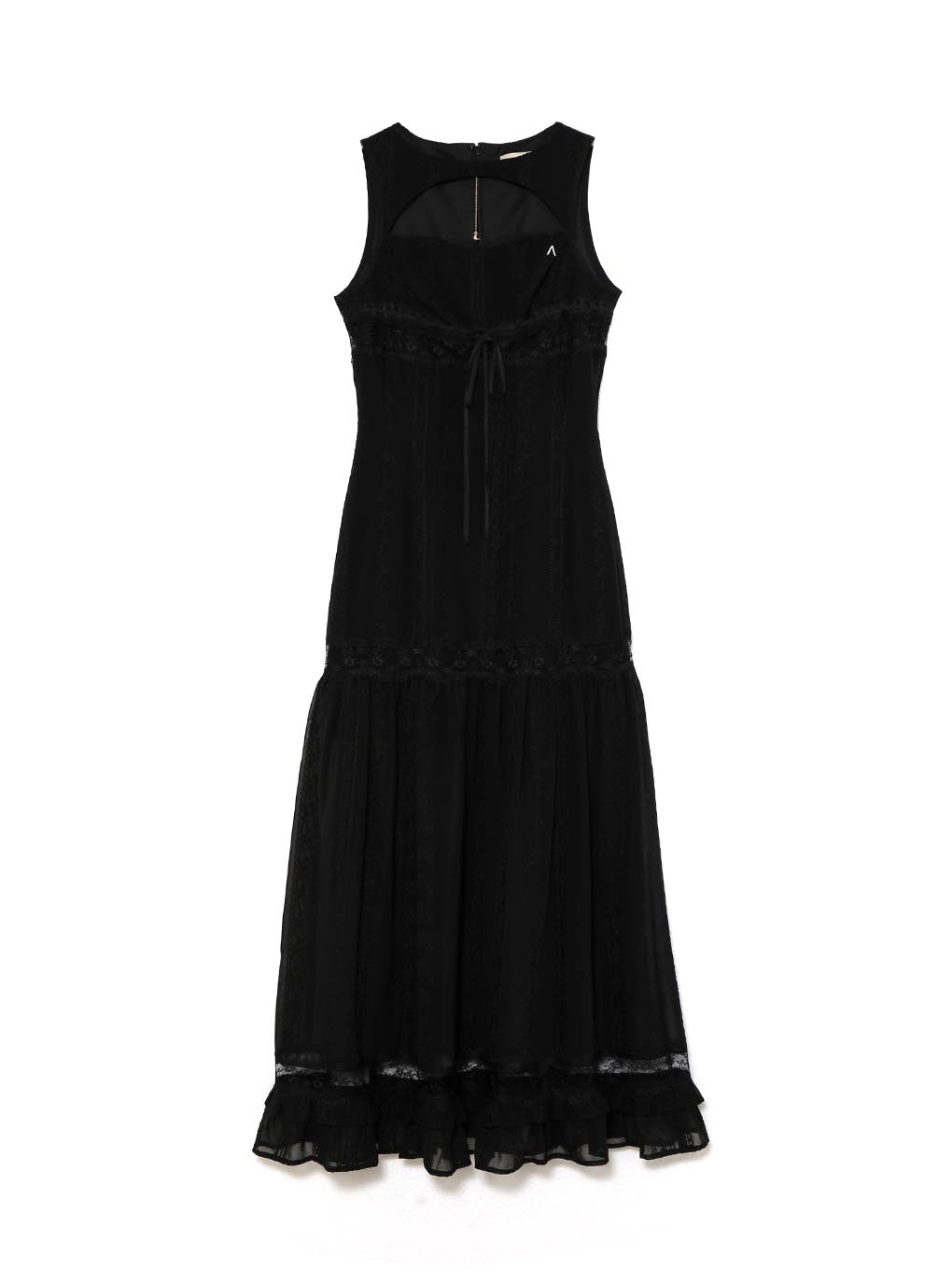 ワンピース Amelia lace long dress andmary white ANDMARY】Amelia lace long dress