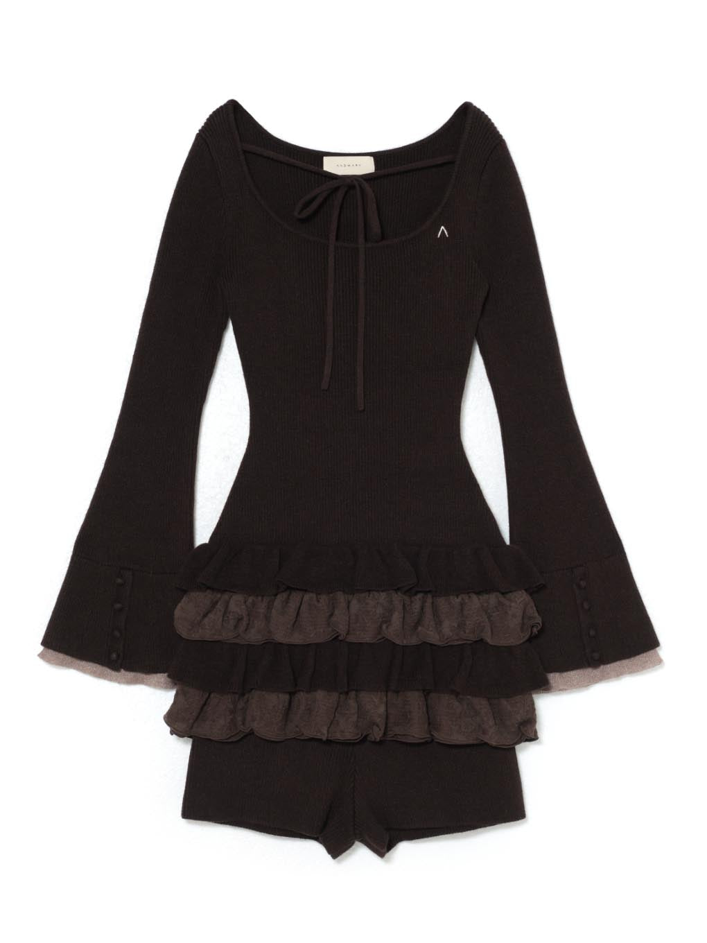 ANDMARY】Aletta frill mini dress