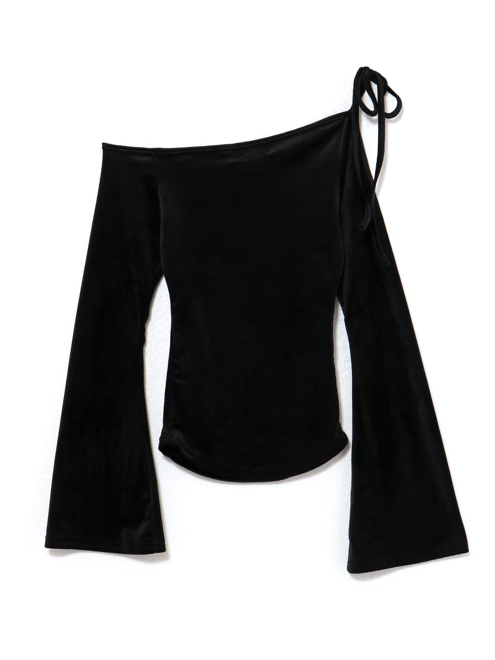 トップス andmary Ruth velour tops black ANDMARY】Ruth velour tops