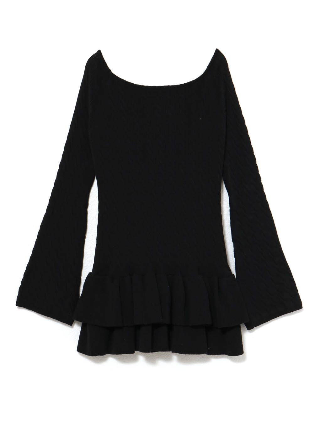 ANDMARY】Milky frill mini dress