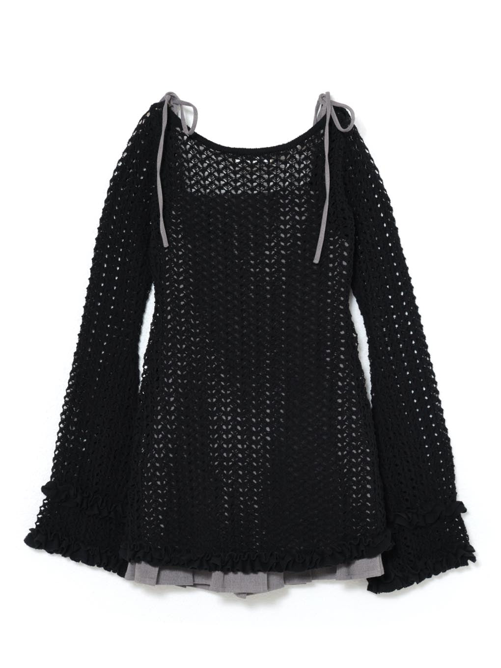 Grenda pleats set mini dress