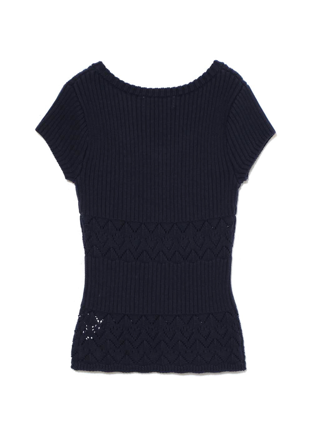 ANDMARY】Heart crochet knit tops ANDMARY】Heart crochet knit tops