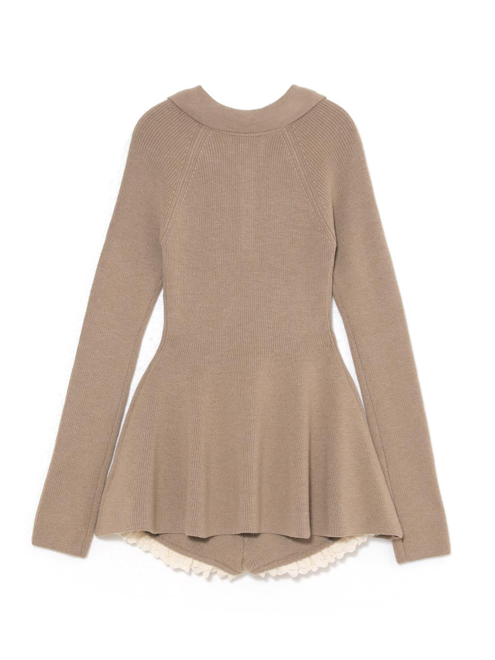 Milly peplum knit set up
