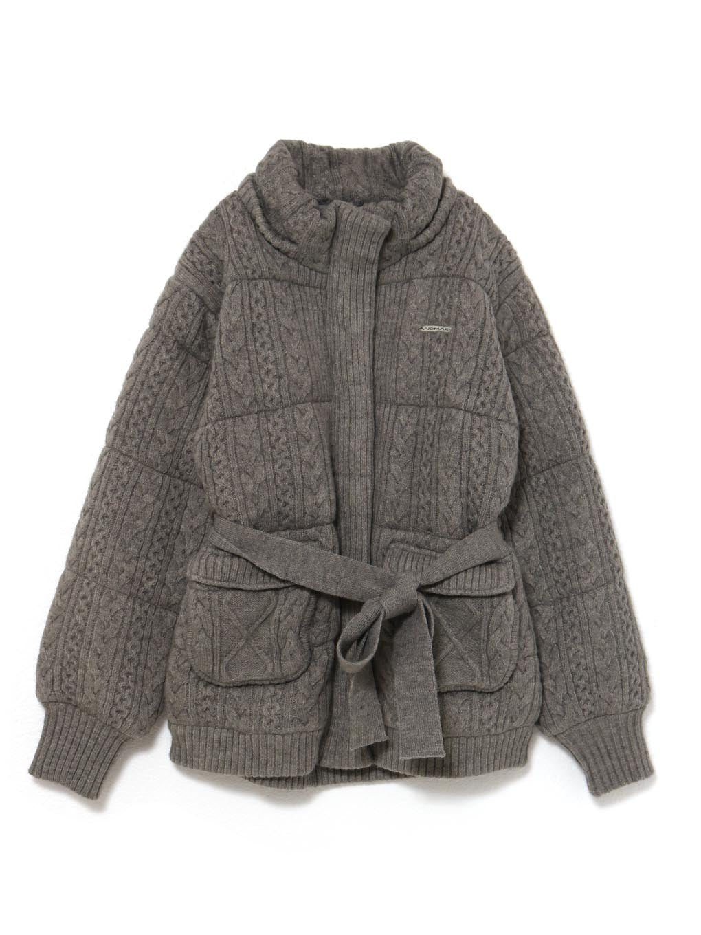 Mary quilting knit shape jacket