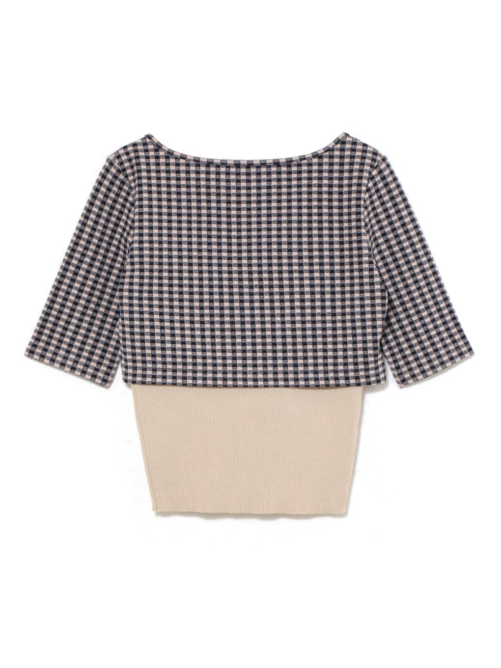 Ava gingham check tops
