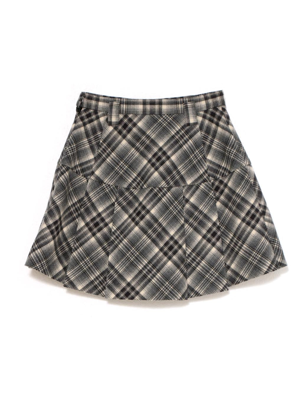 ANDMARY】Coco check mini pleats skirt