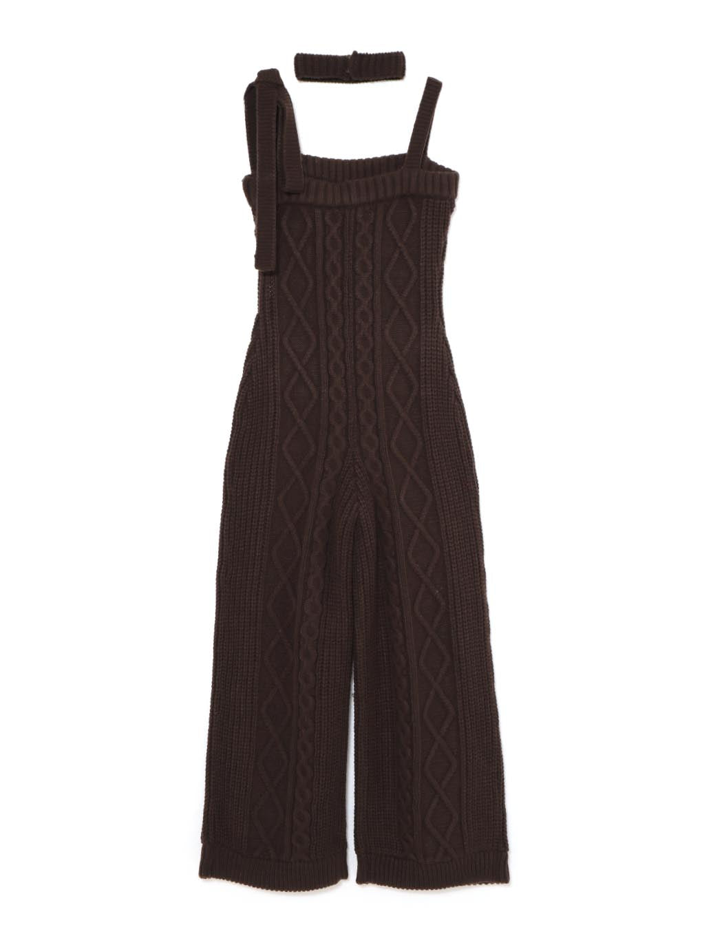 Cable knit rompers