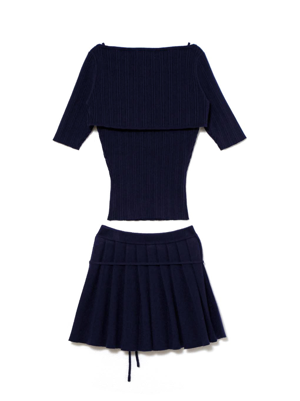 スカート andmary robin girls set up ANDMARY】Robin pleats set up
