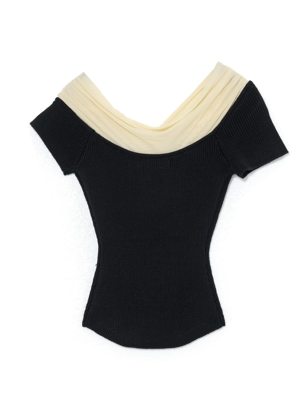 Annie tulle offshoulder tops