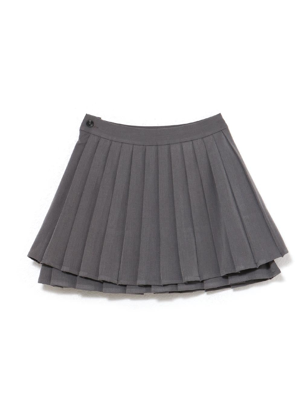 Dida pleats flare skirt