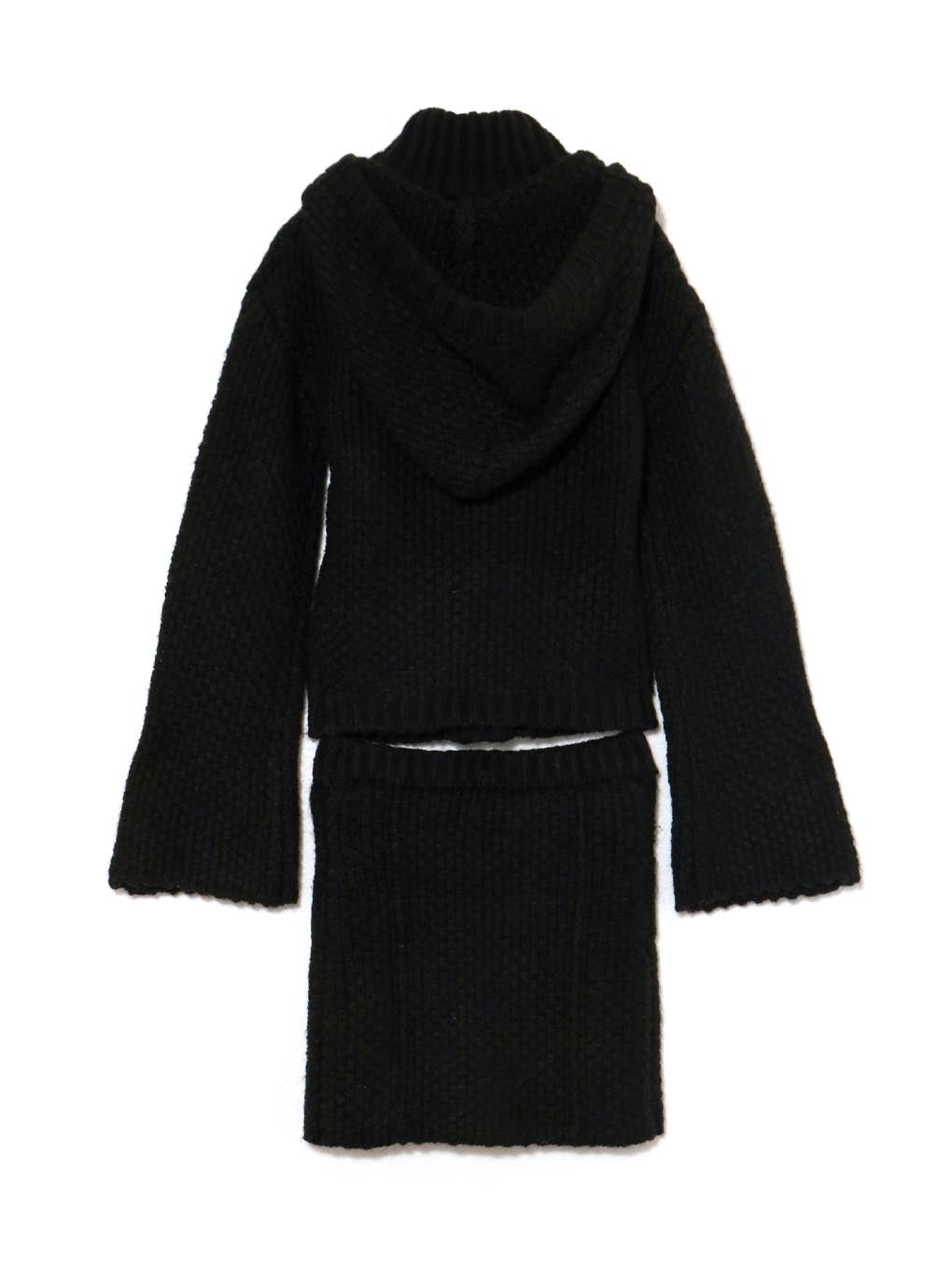 Cable knit jacket set up