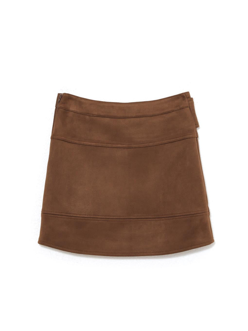 Raka suede belt skirt