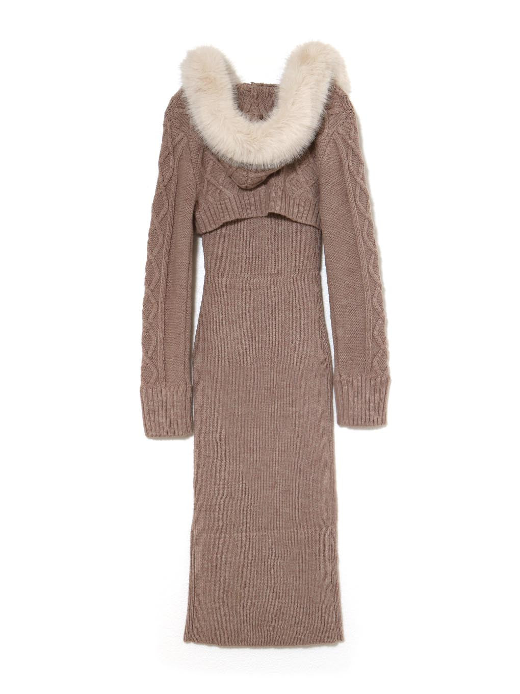 Nara hood set dress