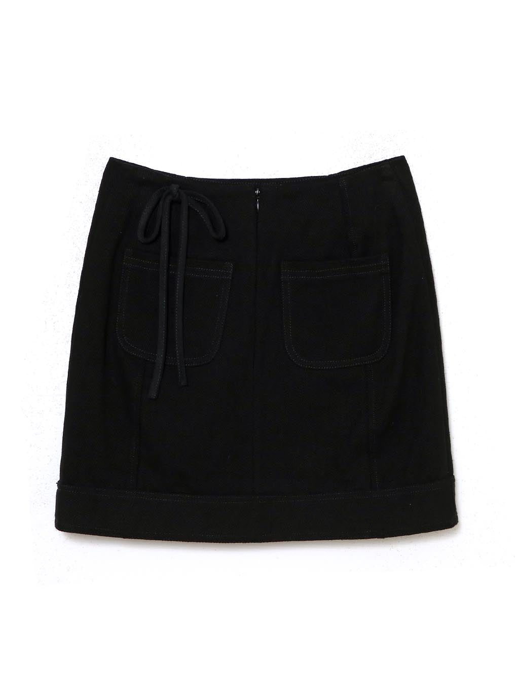 Lara ribbon mini skirt