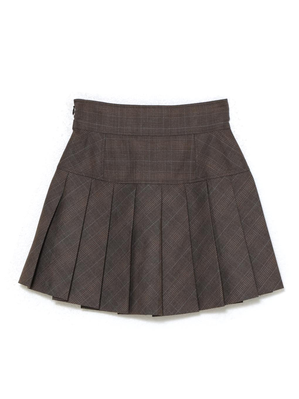 Chloe check mini skirt