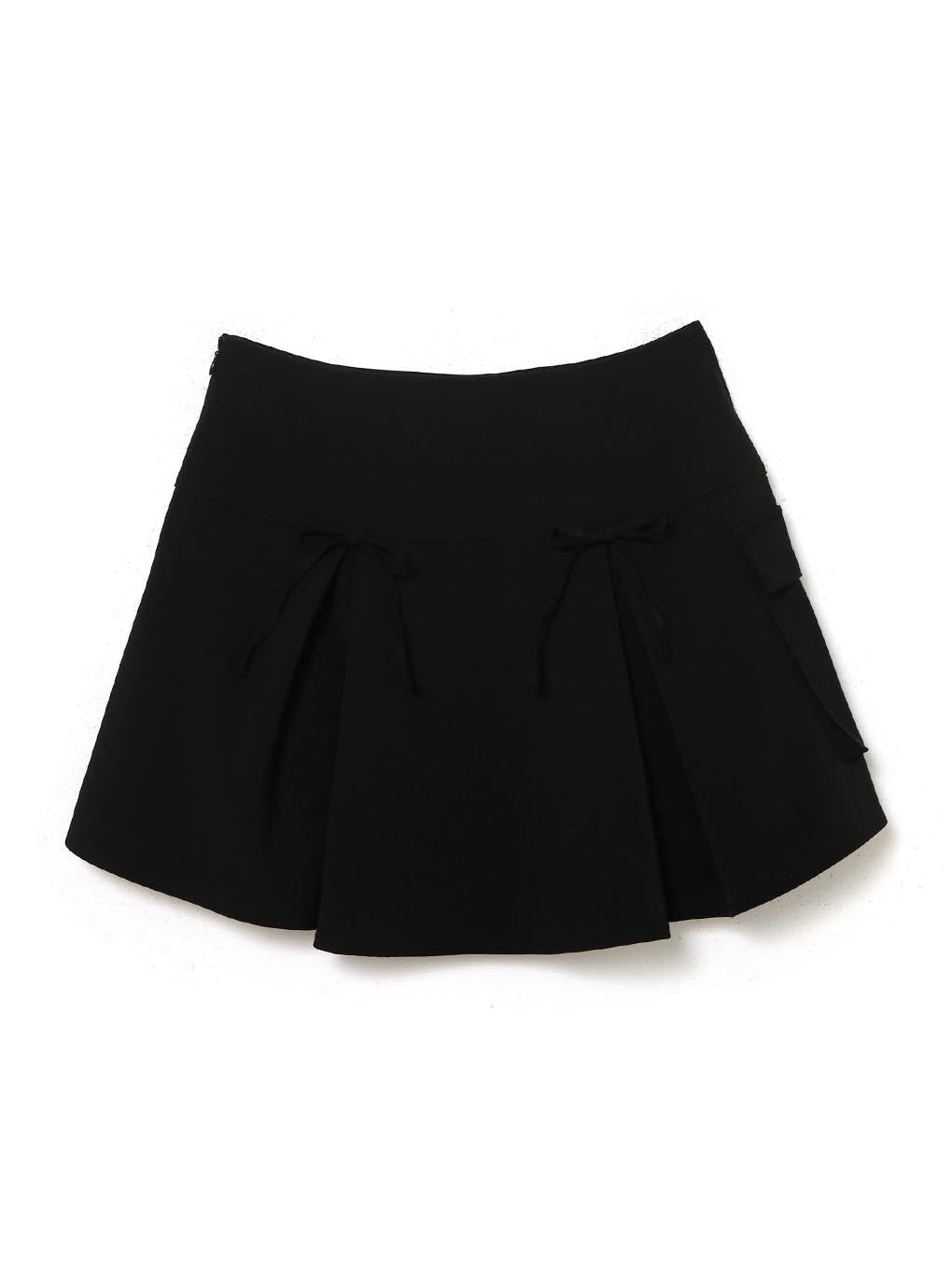 S色Nina flare mini skirt Black S