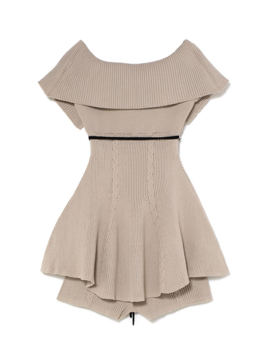 ANDMARY】Ellie peplum knit set up