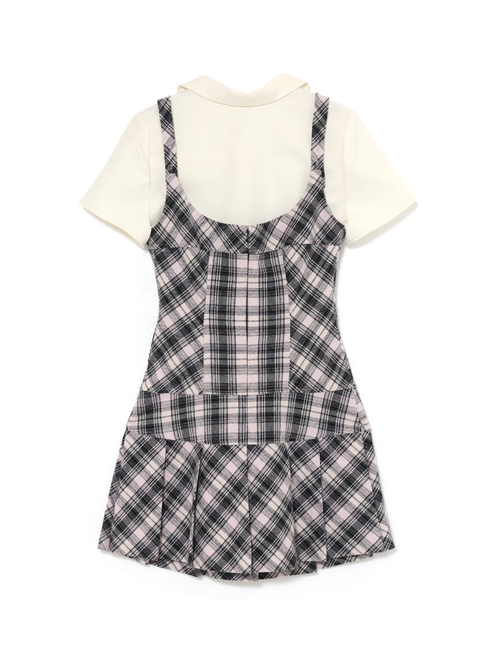 ANDMARY】Era pleats set mini dress